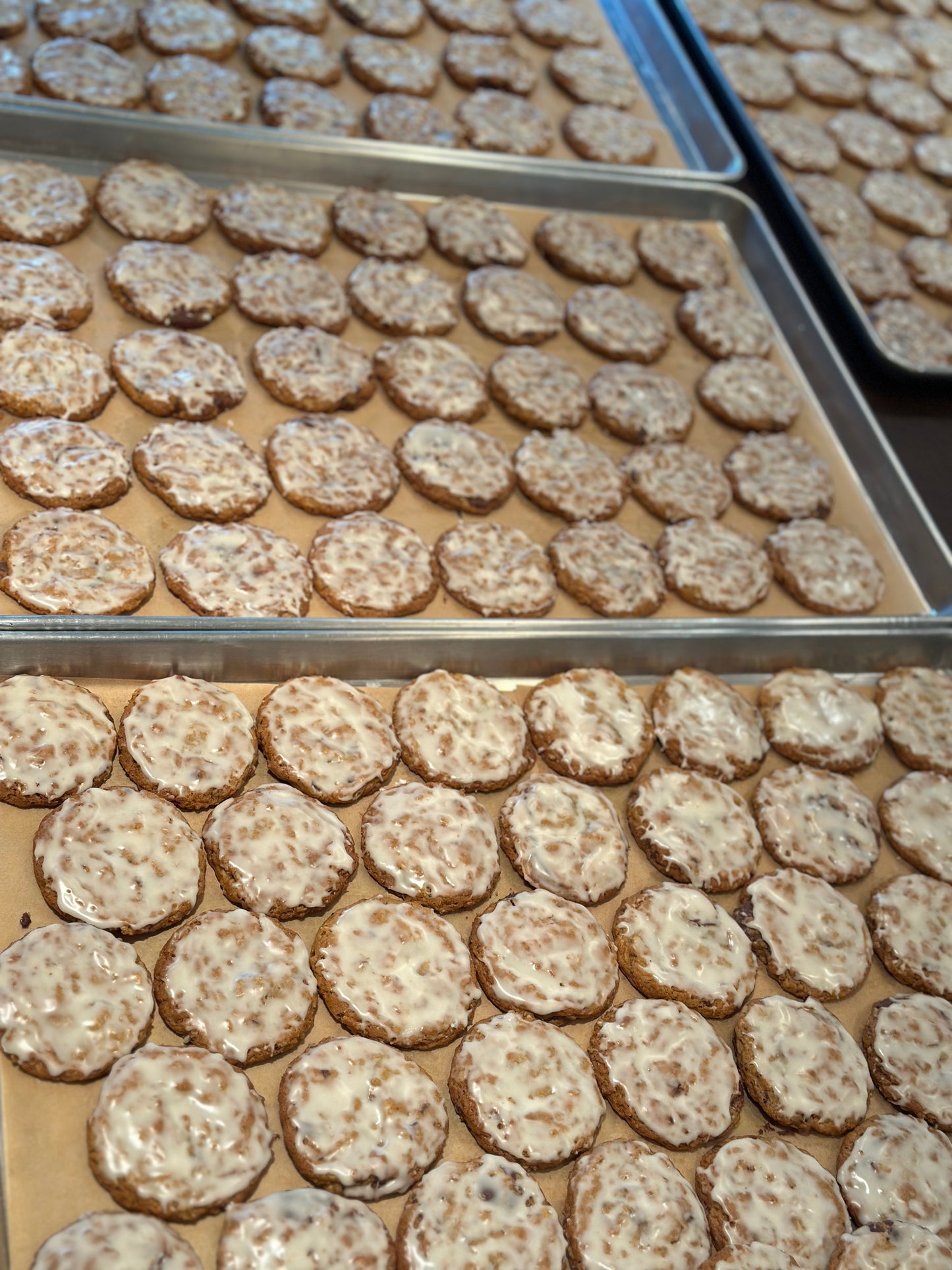 Glazed Pumpkin Chocolate Chunk Cookies, Parve