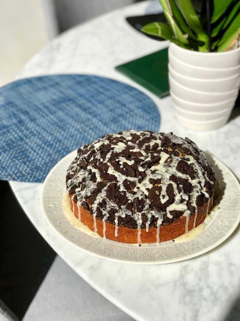 Oreo Coffee Cake, Parve