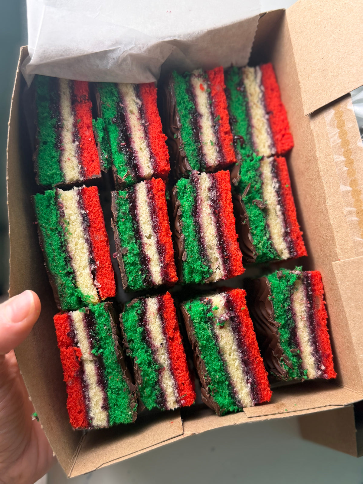 Rainbow Cookies, Parve