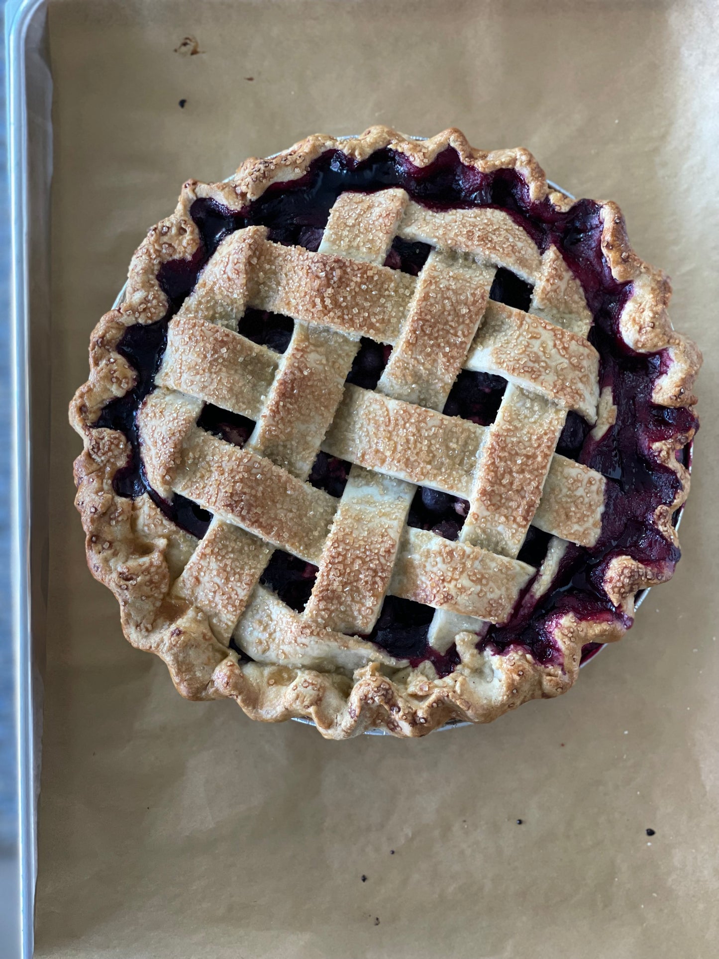 The Blueberriest Pie
