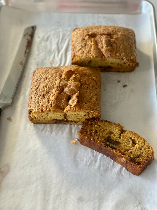 Pumpkin Chip Loaf, Parve