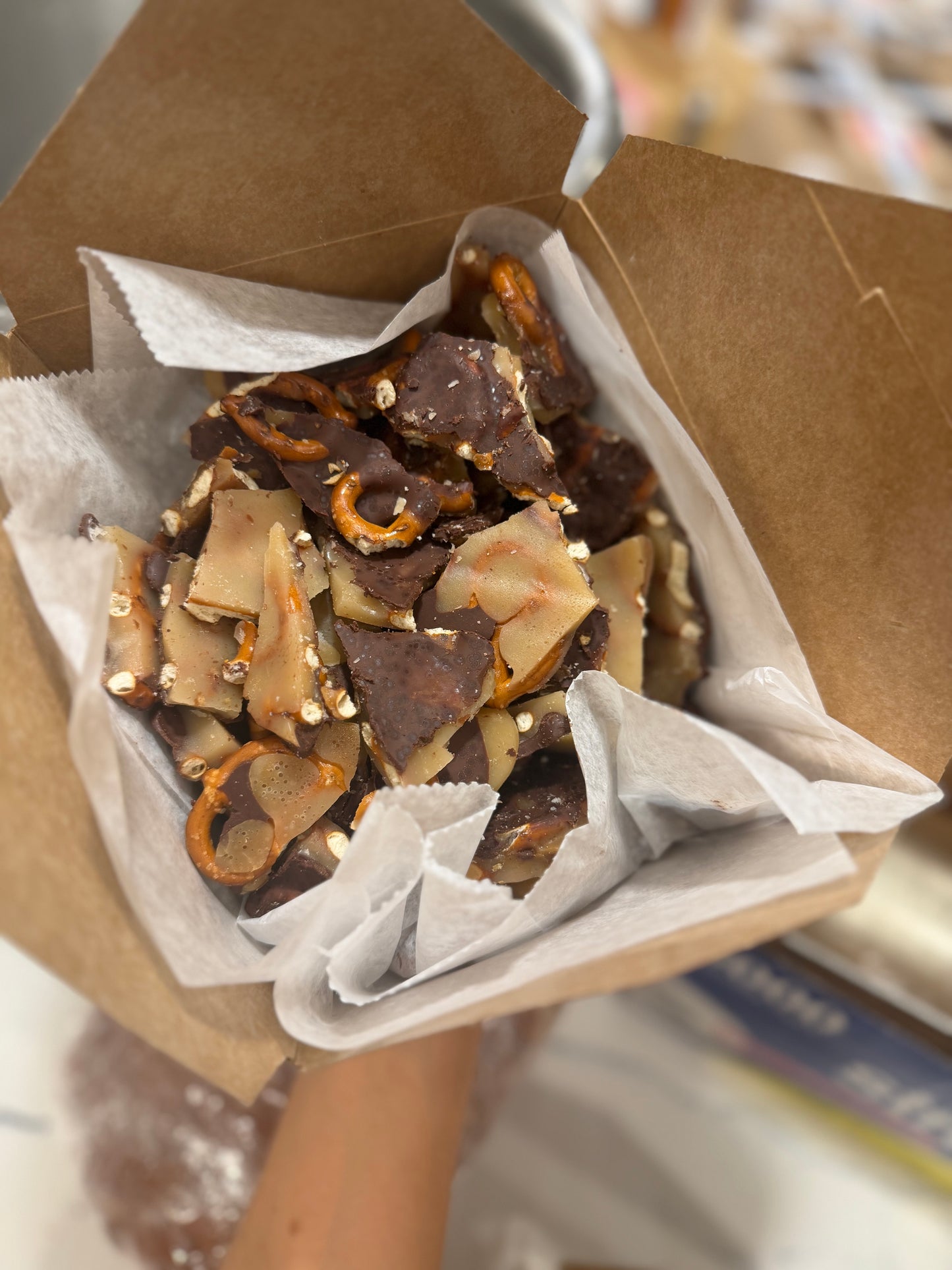 Salted Pretzel Toffee, Dairy