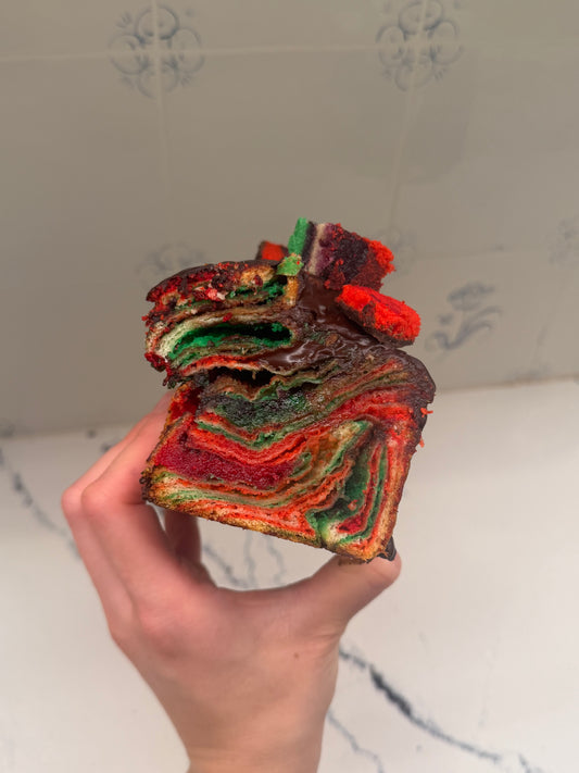 Rainbow Cookie Babka, Dairy