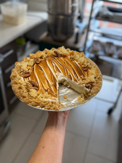 Walnut Crusted Banana Cream Pie, Parve