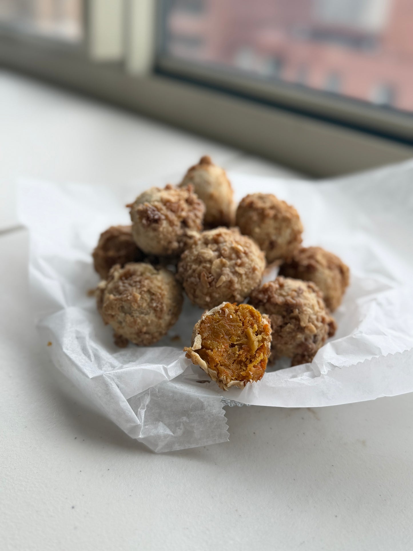 Carrot Cake Truffles, Parve