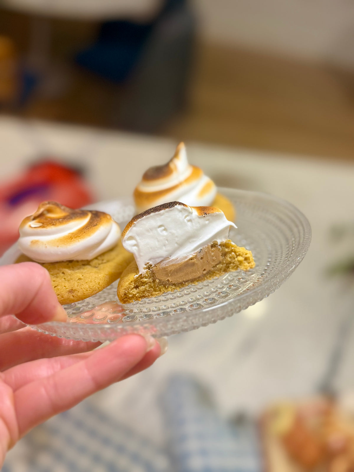 Pumpkin Toasty Marshmallow Cookies, Parve