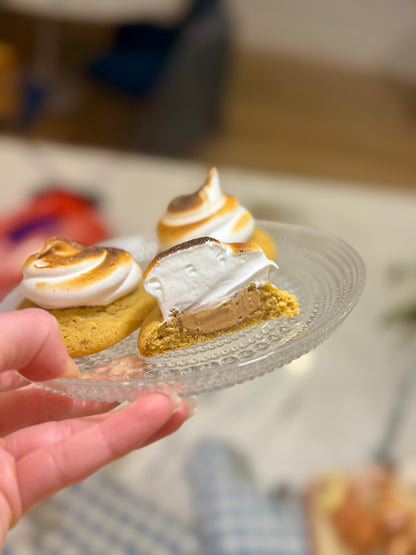 Pumpkin Toasty Marshmallow Cookies, Parve