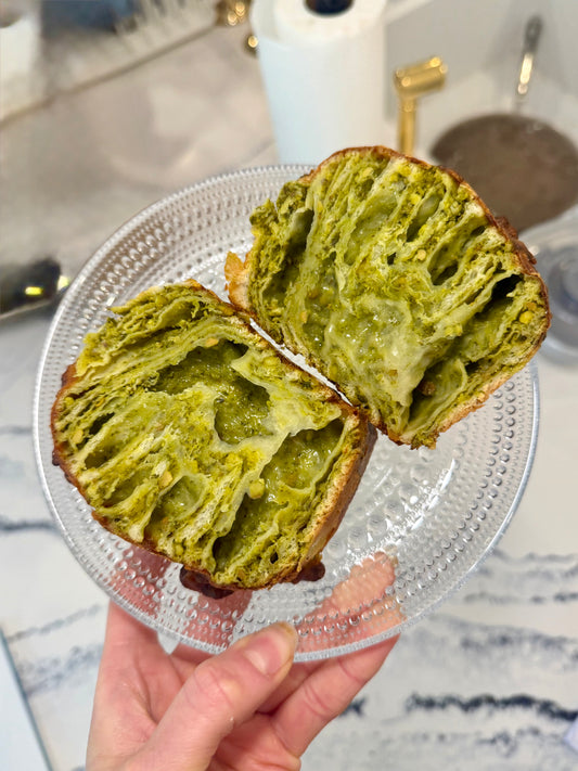 Pesto Mozzarella Babka, Dairy