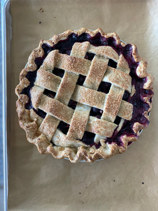 The Blueberriest Pie