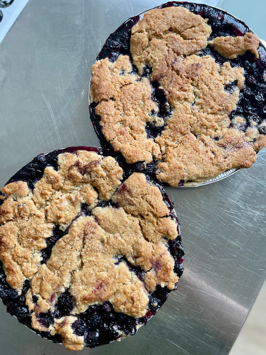 Blueberry Cobbler, Parve